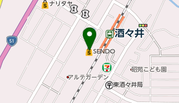 [EV]せんどう 酒々井店の地図画像
