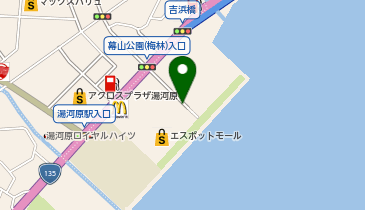 [EV]湯河原町 湯河原海辺公園の地図画像
