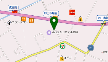 [EV]スパランド ホテル内藤の地図画像