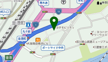 [EV]トヨタモビリティ神奈川 myx横浜本店 (神奈川トヨタ)の地図画像