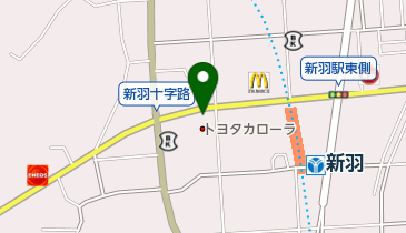[EV]ウエインズトヨタ神奈川(株) 新羽店 (カローラ神奈川)の地図画像