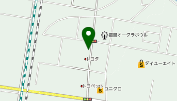 [EV]福島トヨタ自動車(株) 福島店の地図画像