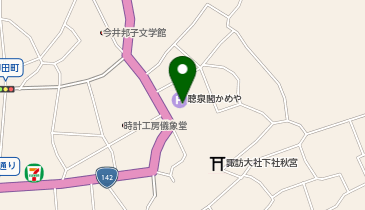 [EV](株)井口 聴泉閣かめやの地図画像