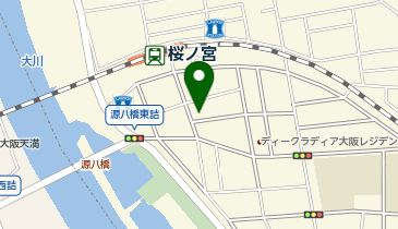 [EV]日本システムバンク(株) システムパーク桜ノ宮駅前No.2の地図画像