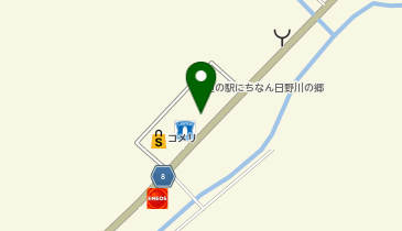 [EV]日南町 道の駅 にちなん日野川の郷の地図画像