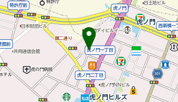 [EV]トヨタモビリティ東京(株) 虎ノ門店 (東京トヨペット)の地図画像
