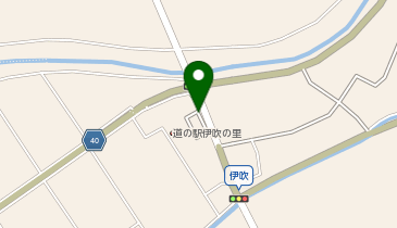 [EV]米原市 道の駅 伊吹の里の地図画像