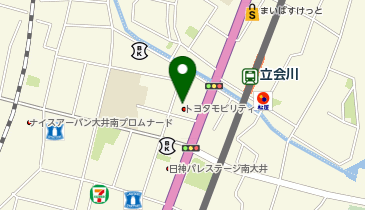 [EV]トヨタモビリティ東京(株) 大井店 (ネッツ東京)の地図画像