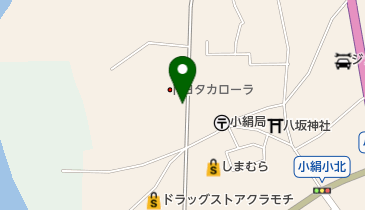 [EV]トヨタカローラ南茨城(株) つくばみらい店の地図画像