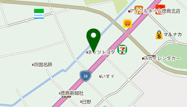 [EV]ネッツトヨタ徳島(株) 空港店の地図画像