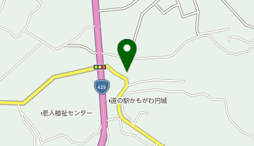 [EV]吉備中央町 道の駅 かもがわ円城 (第2P)の地図画像