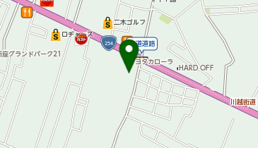 [EV]トヨタカローラ新埼玉(株) 新座店の地図画像