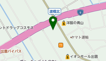 [EV]イオンモール出雲 (立体P 4階)の地図画像