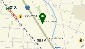 [EV]トヨタカローラ博多(株) 直方店の地図画像
