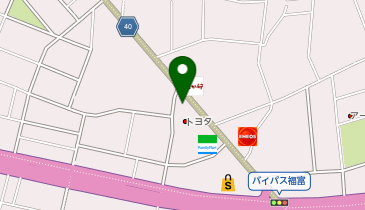 [EV]岡山トヨタ自動車(株) 岡南店の地図画像