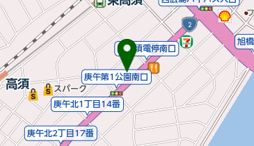 [EV]広島トヨタ自動車(株) 庚午店の地図画像