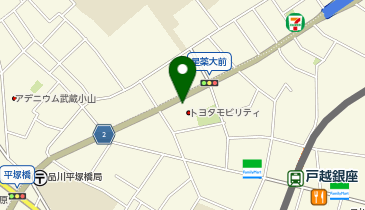 [EV]トヨタモビリティ東京(株) 品川戸越店 (ネッツ東京)の地図画像
