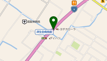 [EV]トヨタカローラ滋賀(株) 栗東店の地図画像