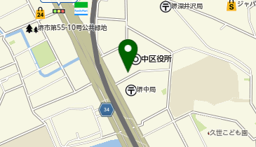 [EV]極東開発パーキング(株) P.ZONE 堺市中区役所駐車場の地図画像