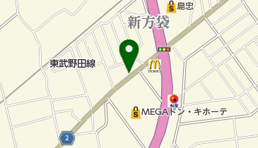 [EV](株)アリム カーランドアリム 春日部中央店の地図画像