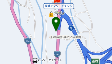 [EV]庄原市 道の駅 遊YOUさろん東城の地図画像