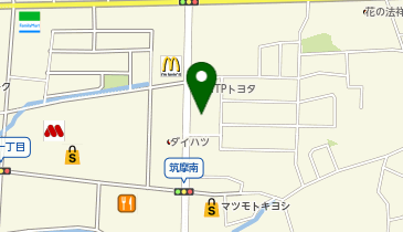 [EV]NTPトヨタ信州(株) 筑摩店 (ネッツ信州・カローラ南信)の地図画像