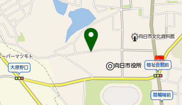 [EV]京都府 向日市役所 来庁者用駐車場の地図画像