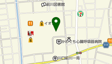 [EV]イオンモール川口前川 (東側平面P)の地図画像
