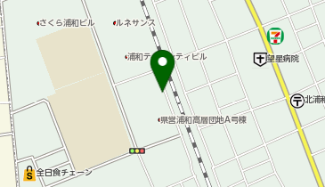 [EV]三井不動産リアルティ(株) 三井のリパーク浦和高層団地駐車場の地図画像