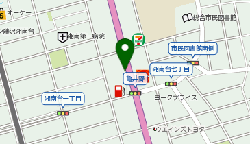 [EV]ウエインズトヨタ神奈川(株) 湘南台店 (横浜トヨペット)の地図画像