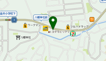 [EV]トヨタモビリティ東京(株) 町田金井店 (東京トヨタ)の地図画像