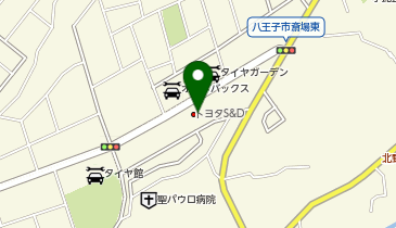 [EV]トヨタS&D西東京(株) 八王子西店 (ネッツ多摩)の地図画像