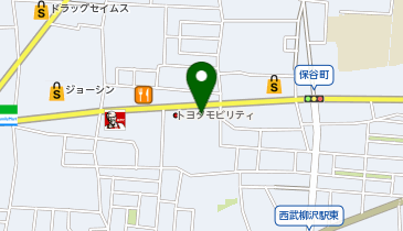 [EV]トヨタモビリティ東京(株) 保谷本町店 (東京トヨタ)の地図画像