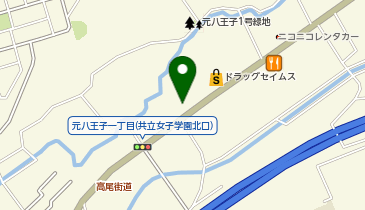[EV]トヨタS&D西東京(株) 元八王子店 (ネッツ多摩)の地図画像