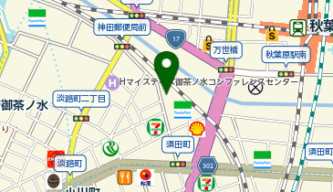 [EV]JR神田万世橋ビル駐車場の地図画像