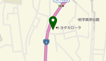 [EV]トヨタカローラ岩手(株) 南大橋店の地図画像