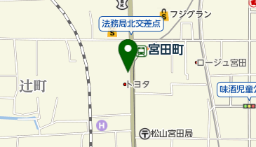 [EV]愛媛トヨタ自動車(株) 本店の地図画像
