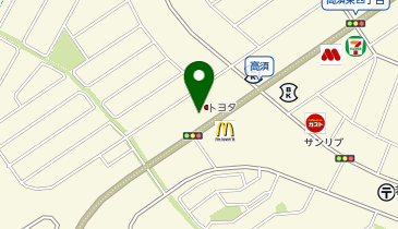 [EV]福岡トヨタ自動車(株) 高須店の地図画像