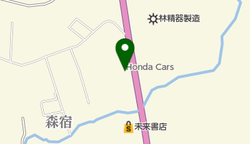 [EV](株)ミナトホンダ Honda Cars福島県央 須賀川森宿店の地図画像