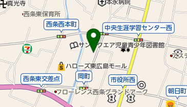 [EV]東広島市 西条岡町駐車場の地図画像