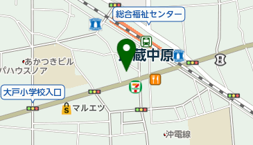 [EV](株)内藤自動車 車検のコバック武蔵中原駅前店の地図画像