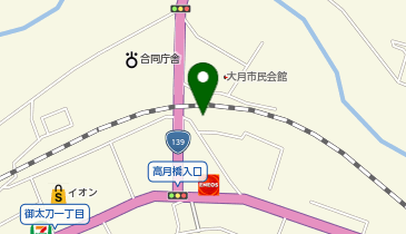 [EV](有)大月自動車 ロータス大月自動車の地図画像