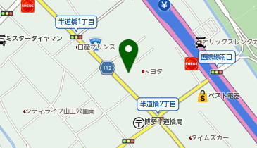 [EV]福岡トヨタ自動車(株) 博多店の地図画像