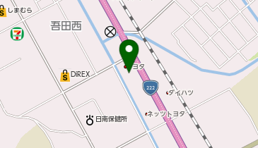 [EV]宮崎トヨタ自動車(株) 日南店の地図画像