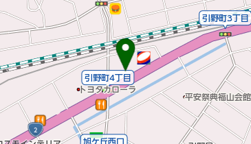 [EV]広島トヨペット(株) 福山引野店の地図画像