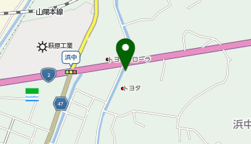 [EV]岡山トヨタ自動車(株) 笠岡店の地図画像