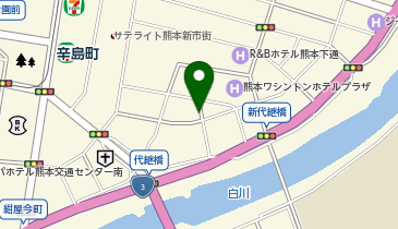 [EV](有)ベステックス熊本 ベステックス下通り2EVステーションの地図画像