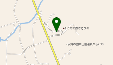 [EV](一社)大山田温泉福祉公社 さるびの温泉の地図画像