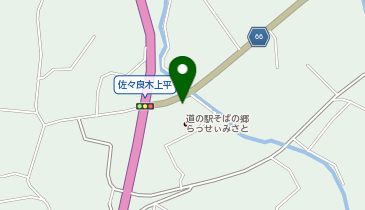 [EV]恵那市 道の駅 そばの郷らっせいみさとの地図画像