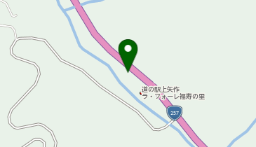 [EV]恵那市 道の駅 上矢作ラ・フォーレ福寿の里の地図画像